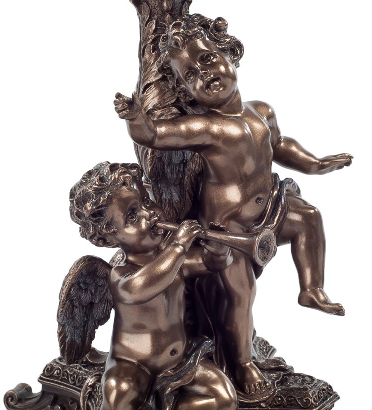 Канделябр Херувимы Veronese WS-172, увеличенный вид деталей