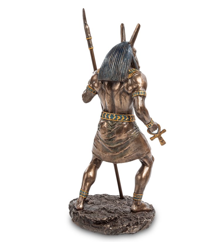 Статуэтка Сет - Бог хаоса Veronese WS-180, оборотная сторона