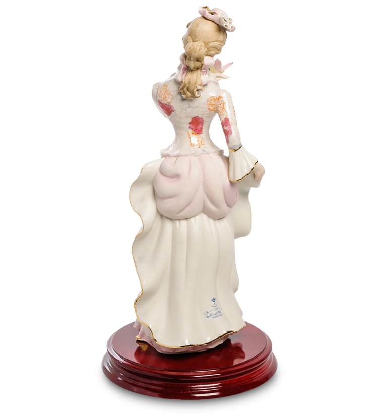 Статуэтка на подставке Девушка с бабочкой Sabadin Vittorio SV- 19, фотография со спины