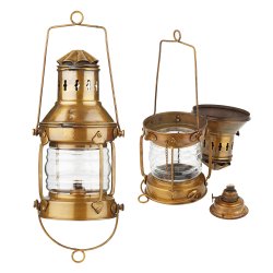 Керосиновая лампа в античном стиле