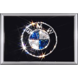 Картина Логотип BMW c кристаллами Swarovski