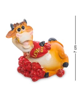 Статуэтка Бык в розах символ 2021 года