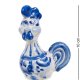 Фигурка Петушок-Петруша Голубая гжель ГЛ-294