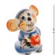 Фигурка ушастая Мышка Цветная гжель ГЛ-632
