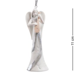 Подвесная статуэтка из фарфора Ангел с домброй
