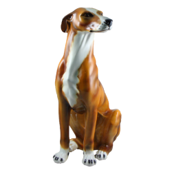 Статуэтка собаки Рыжий Грейхаунд в натуральную величину