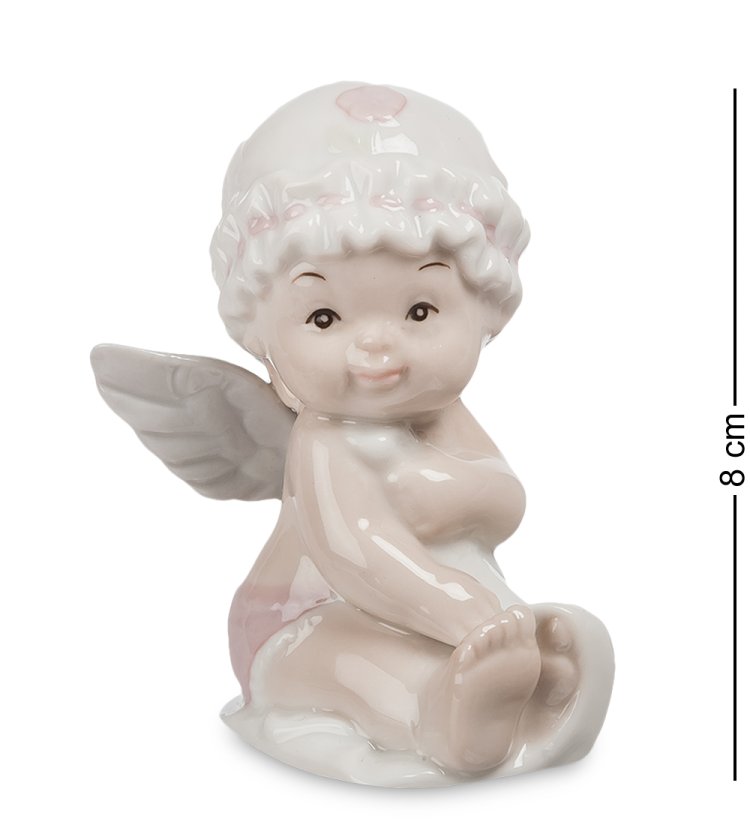 Статуэтка из фарфора Ангелочек с шапочке Pavone JP-36/ 7