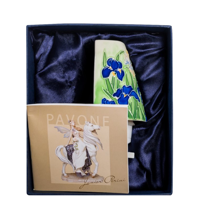 Фарфоровый ночной светильник Ирисы