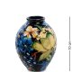 Черная Вазочка с синими цветами Pavone JP-670/ 7