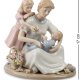 Музыкальная статуэтка из керамики Мама и дети с цветами Pavone CMS-27/24