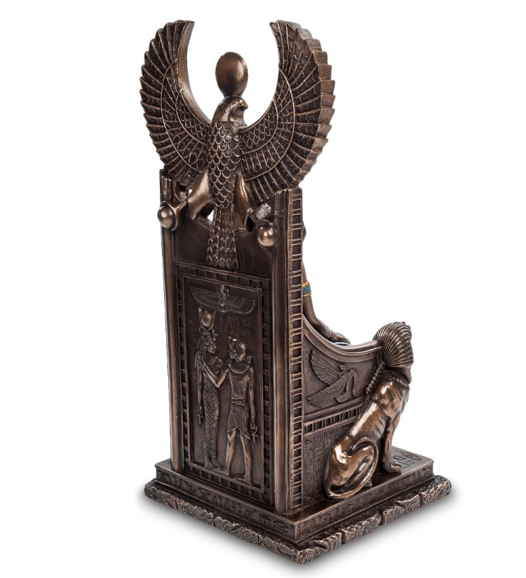 Статуэтка Бастет - богиня радости, веселья и любви Veronese WS-182, оборотная сторона