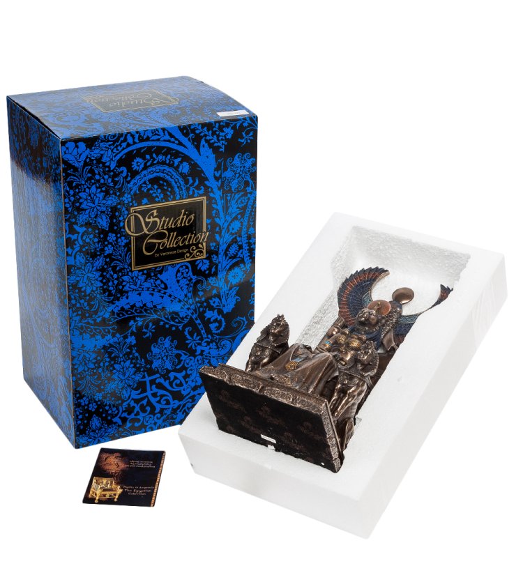 Статуэтка Бастет - богиня радости, веселья и любви Veronese WS-182, упаковочный вид