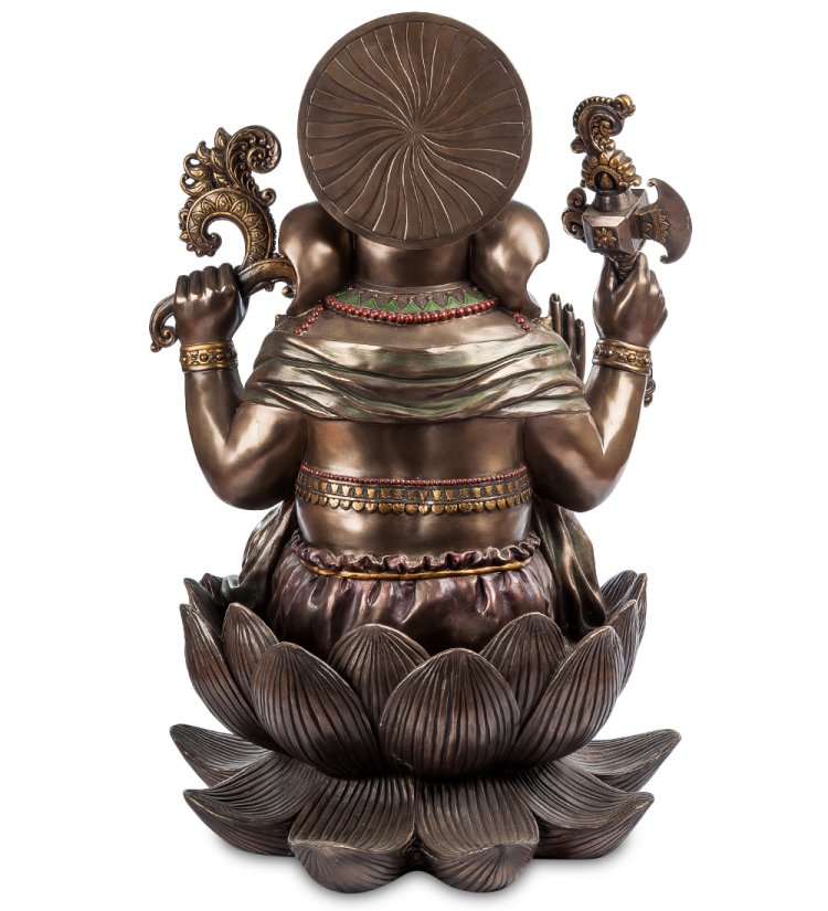 Статуэтка Ганеш - Бог мудрости Veronese WS-605, оборотная сторона