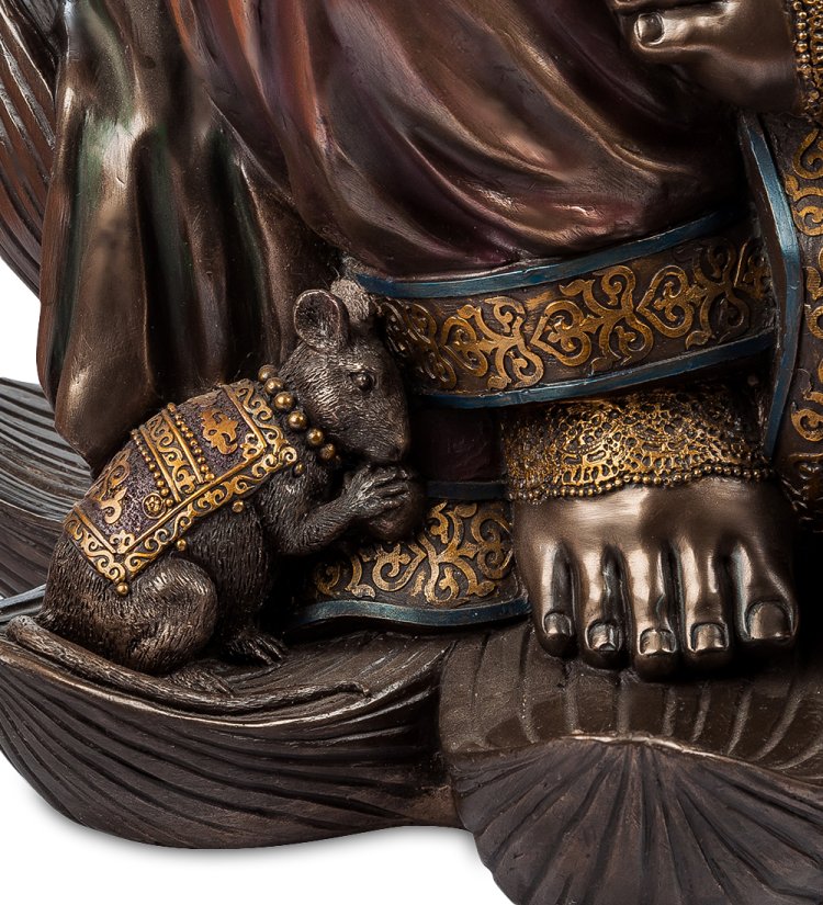 Статуэтка Ганеш - Бог мудрости Veronese WS-605, увеличенный вид деталей