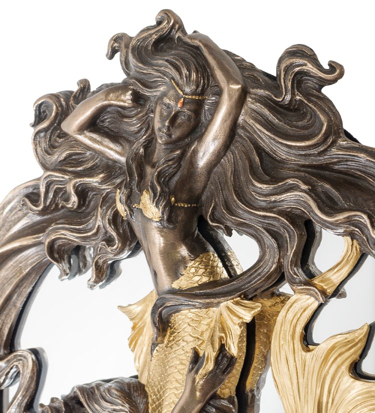 Зеркало Русалки Veronese WS-588, увеличенный вид изображения русалки