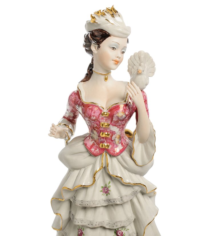 Статуэтка Девушка с голубем Sabadin Vittorio SV- 20, фотография крупным планом