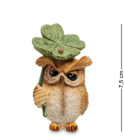 Фигурка Сова с четырехлистником
