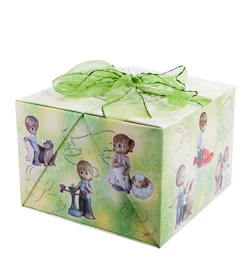 Фигурка из фарфора Девочка - Знак зодиака Рыбы Pavone JP-28/ 3, упаковка