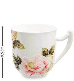 Кружка из фарфора Весенние Цветы