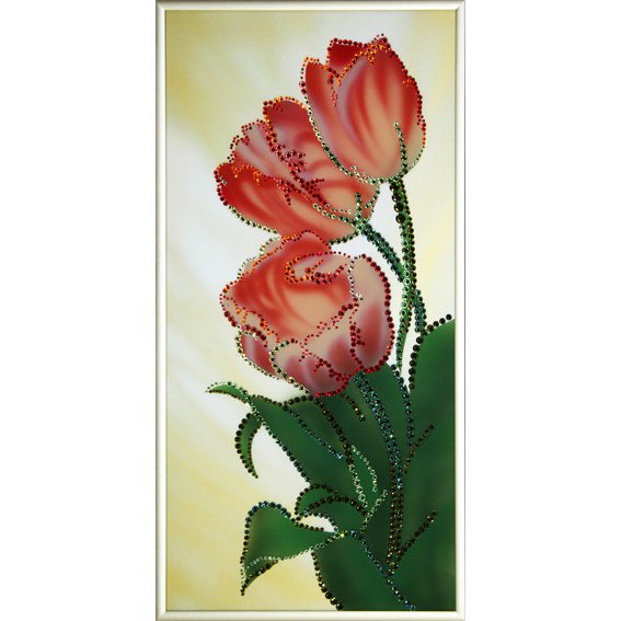 Картина Аромат весны (п) c кристаллами Swarovski