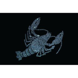 Картина Рак 20х30 c кристаллами Swarovski