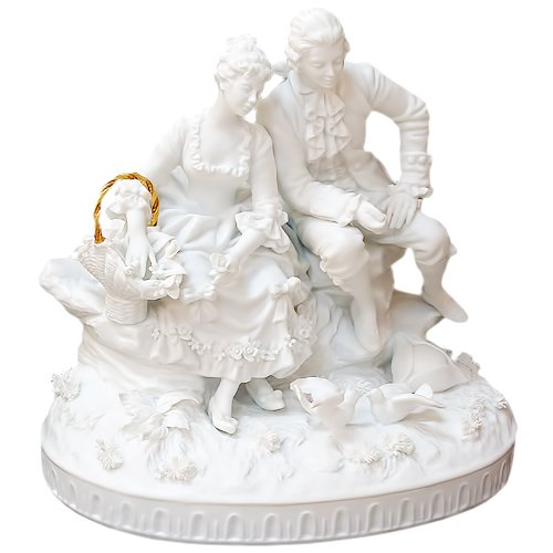 Статуэтка из фарфора Влюбленная пара на Улице роз Tiche 584/TICHE