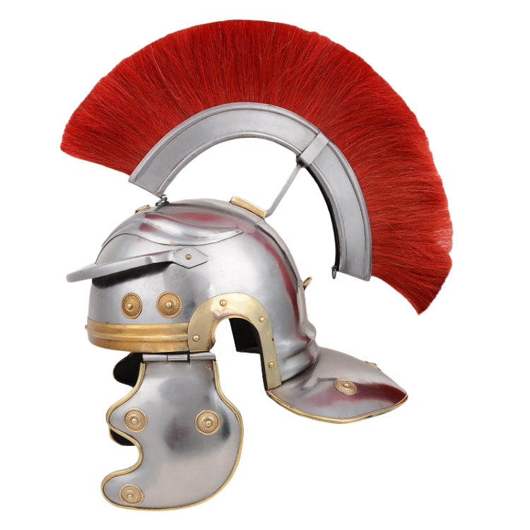 Шлем римского центуриона с красным плюмажем Nautical NA-36160