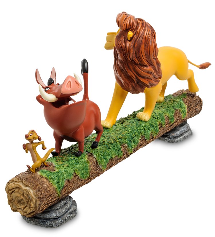 Статуэтка Симба Тимон и Пумба - Беззаботная жизнь Disney Showcase, оборотная сторона