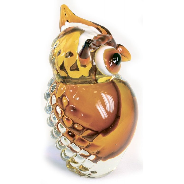 Статуэтка из Муранского стекла Чайная Сова