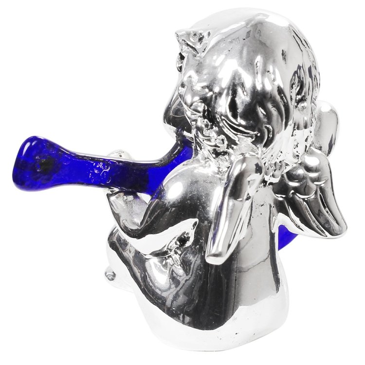 Статуэтка Ангелочек с синей гитарой