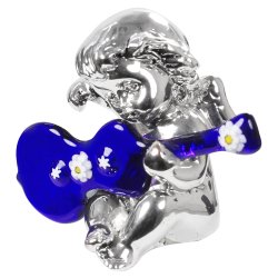 Статуэтка Ангелочек с синей гитарой