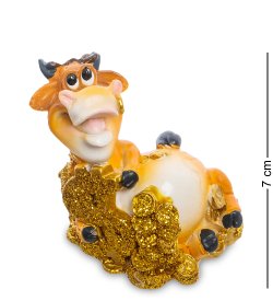 Статуэтка Денежный Бык с долларом - символ 2021 года