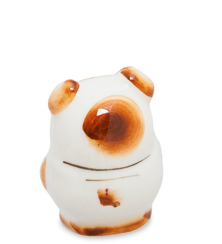 Статуэтка Большой Винни Пух Цветная гжель ГЛ-126, фотография со спины