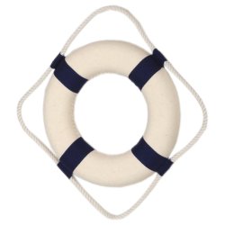 Спасательный круг Синий, Диаметр 50 см