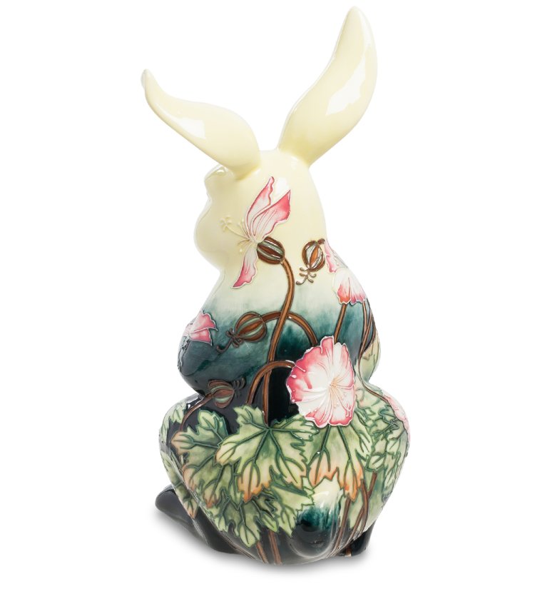 Статуэтка из фарфора Кролик в цветах Pavone JP-11/ 4, фотография спины