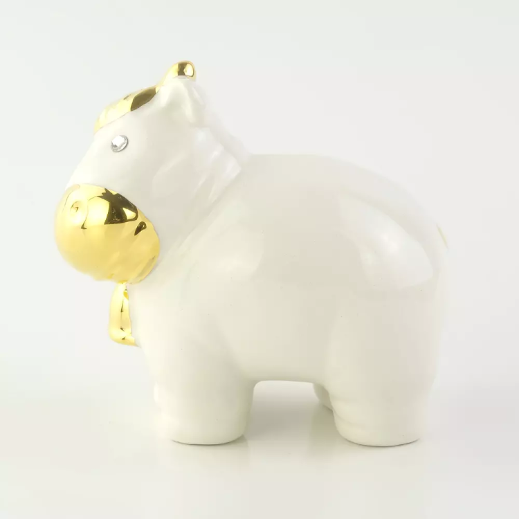 Статуэтка Счастливый бычок коллекция Giardino Migliore De Luxe 30136, вид профиль