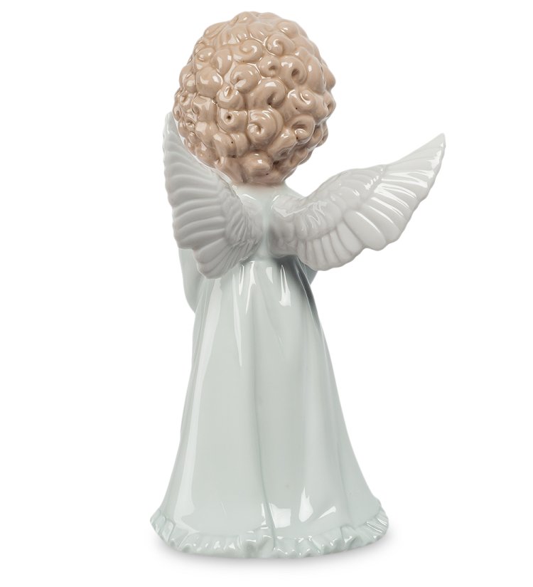 Статуэтка из фарфора Молящийся Ангел в платье Pavone JP-05 /17, фотография со спины