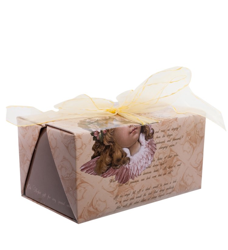 Статуэтка из фарфора Молящийся Ангел в платье Pavone JP-05 /17, фотография коробочки