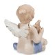 Статуэтка из фарфора Ангелочек-музыкант с лирой Pavone JP-14/ 6, фотография со спины