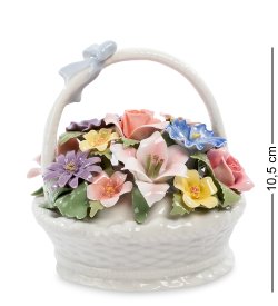 Музыкальная статуэтка Корзиночка с цветами