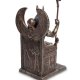 Статуэтка Анубис на троне Veronese WS-183, оборотная сторона