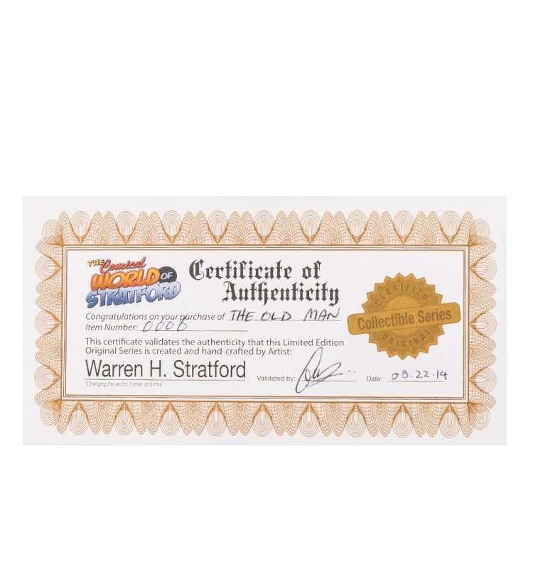 Миниатюра Рыбак The Comical World of Stratford STD-08, сертификат