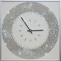 Часы с кристаллами Swarovski - Ожерелье (Квадратные)