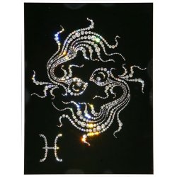 Картина Рыбы ажурные c кристаллами Swarovski