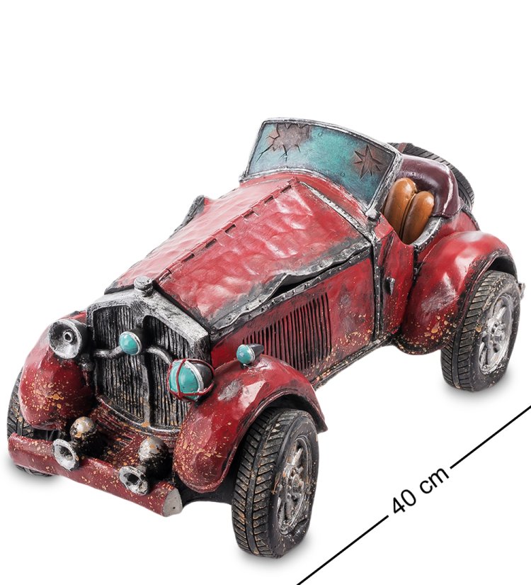 Кашпо Малиновый Ретромобиль Sealmark GG-4457-MD