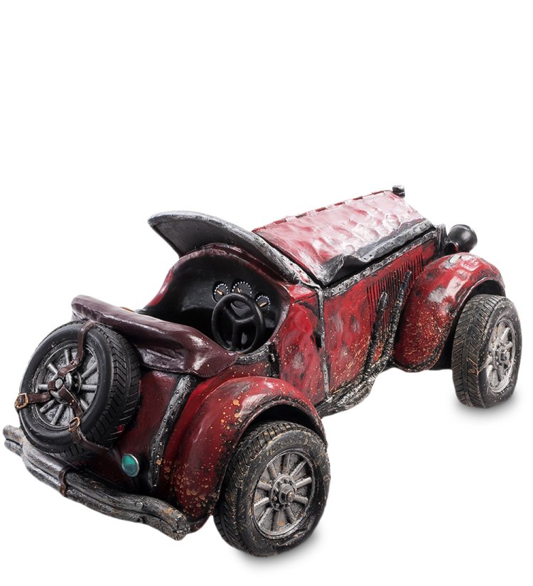 Кашпо Малиновый Ретромобиль Sealmark GG-4457-MD, оборотная сторона