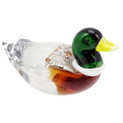 Статуэтка из Муранского стекла Утка, длина 12 см