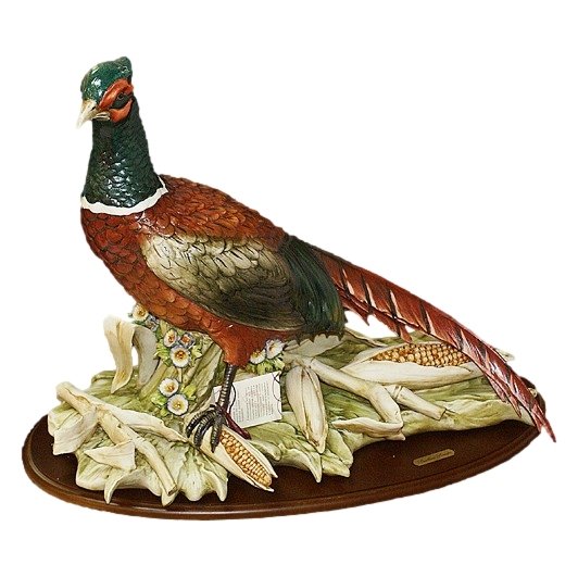 Статуэтка из фарфора Фазан цветной