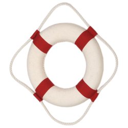 Спасательный круг Красный, Диаметр 50 см