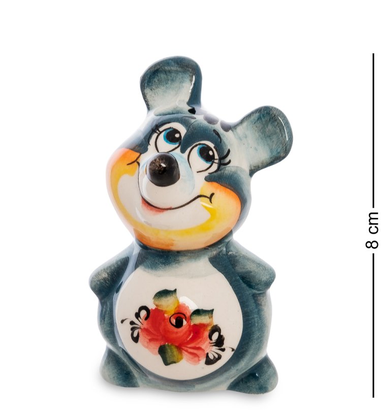 Фигурка Мышонок Боня Цветная гжель ГЛ-630